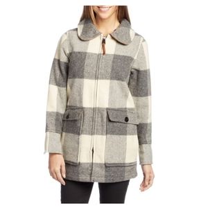 Woolrich Giant Buffalo Wool Coat Women's Size Medium